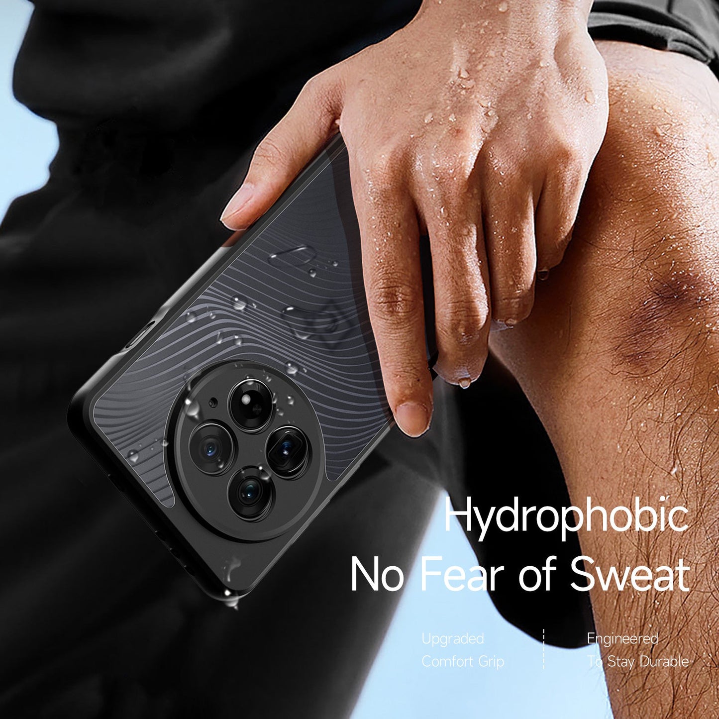 For OnePlus 13 Case DUX DUCIS Aimo Series TPU+PC Matte Drop-proof Phone Cover (REACH Certification) - Black