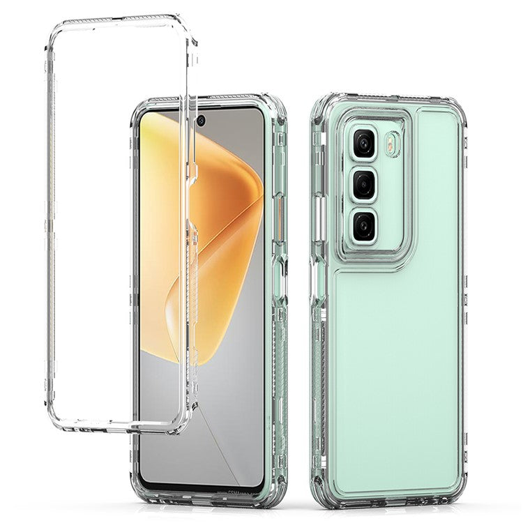 For Infinix Hot 50 4G Case Anti-Scratch Acrylic+TPU Clear Phone Cover