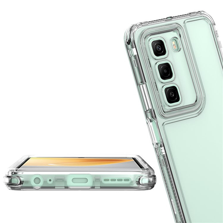 For Infinix Hot 50 4G Case Anti-Scratch Acrylic+TPU Clear Phone Cover