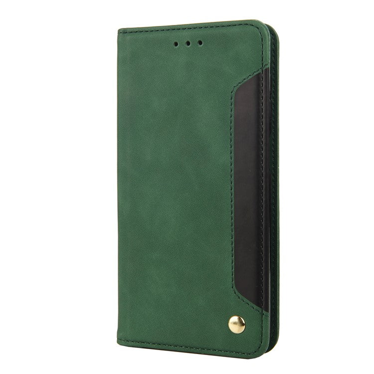 For Xiaomi Poco C75 4G / Redmi 14R 5G / 14C 4G Case PU Leather Shockproof Protection Wallet Phone Cover - Green