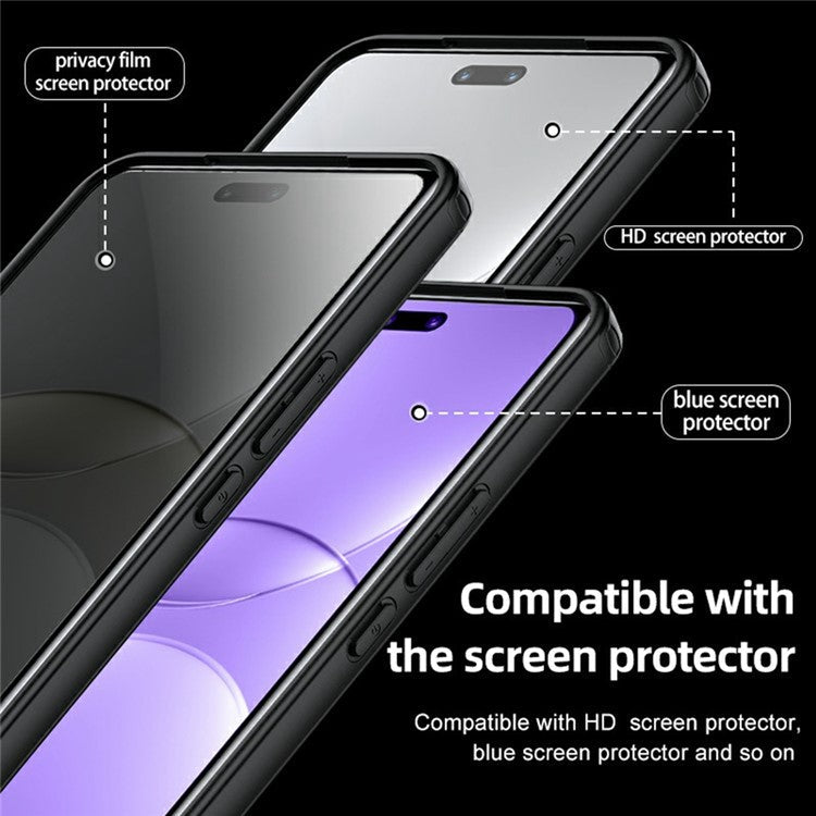 For Huawei nova 13 Case PC+TPU Phone Cover Airbag Protection - Black