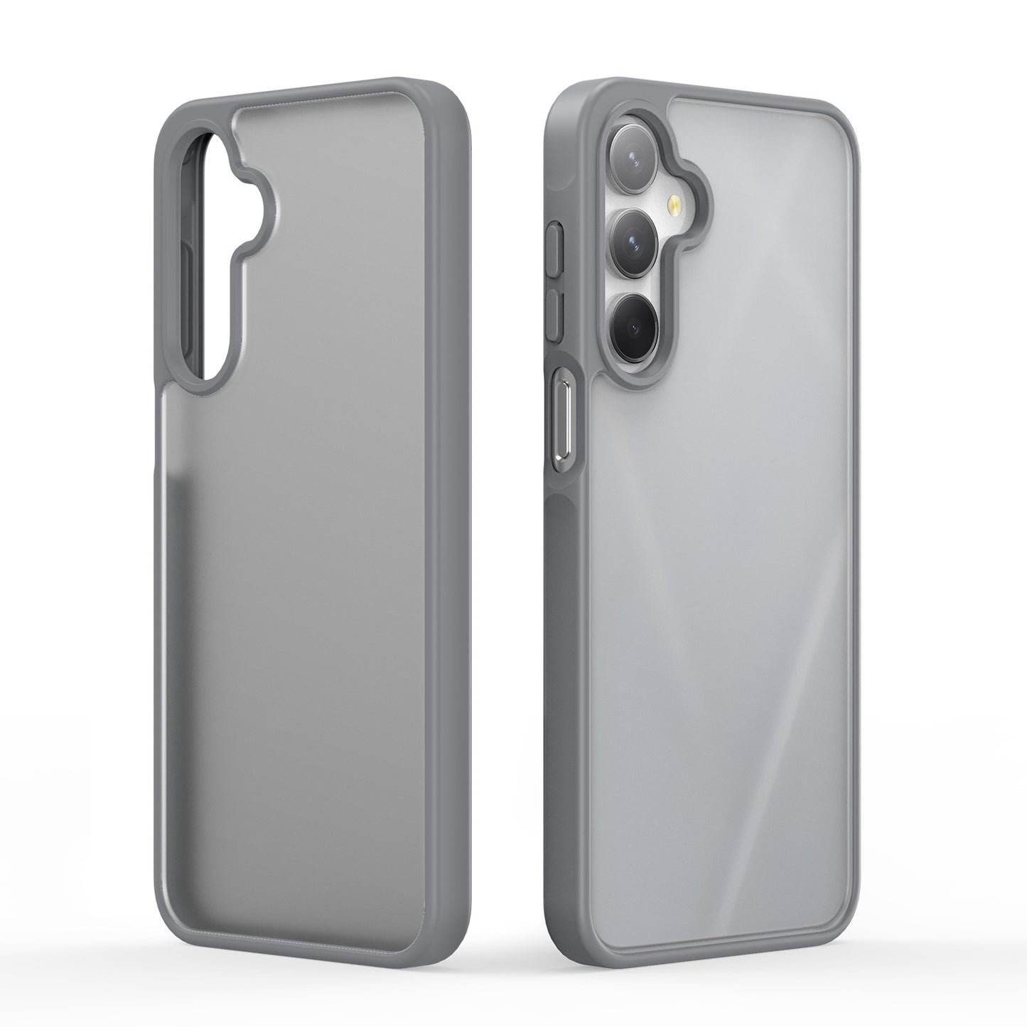 For Samsung Galaxy A16 4G / Galaxy A16 5G Case DUX DUCIS Yind Series TPU+PC Matte Anti-fingerprint Phone Back Cover - Grey
