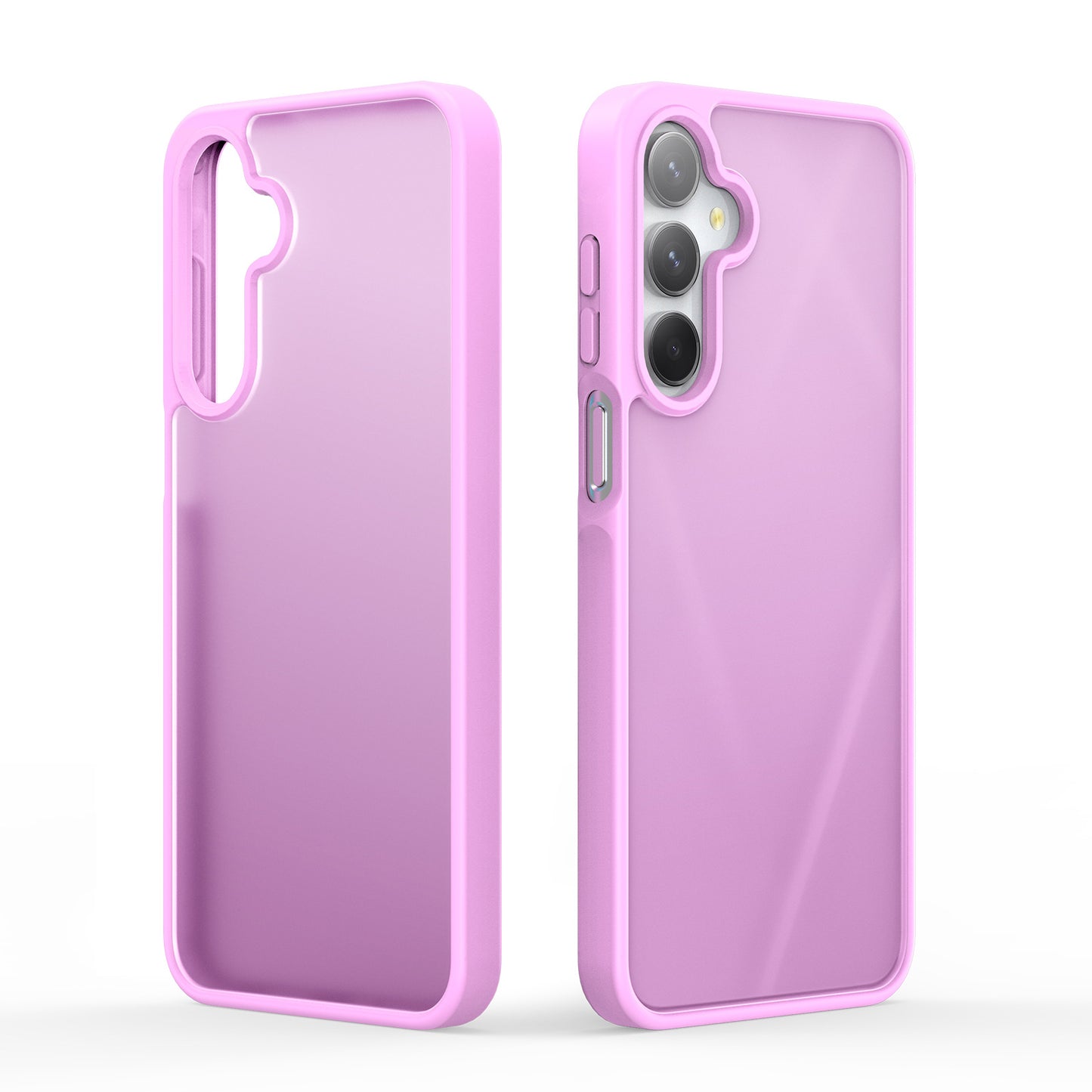 For Samsung Galaxy A16 4G / Galaxy A16 5G Case DUX DUCIS Yind Series TPU+PC Matte Anti-fingerprint Phone Back Cover - Rose Pink