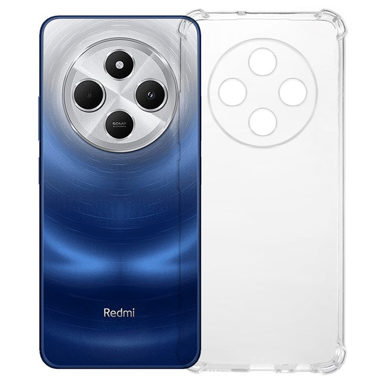KALEBOL KLB-TPU001 For Xiaomi Poco C75 4G / Redmi 14R 5G / 14C 4G Case 1.5mm TPU Transparent Anti-Drop Phone Cover
