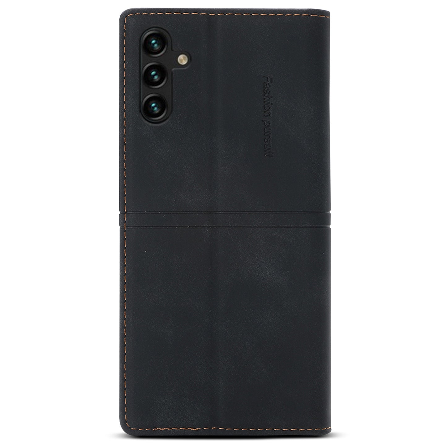 For Samsung Galaxy A16 4G / 5G Wallet Case Magnetic Closing Leather Phone Cover - Black