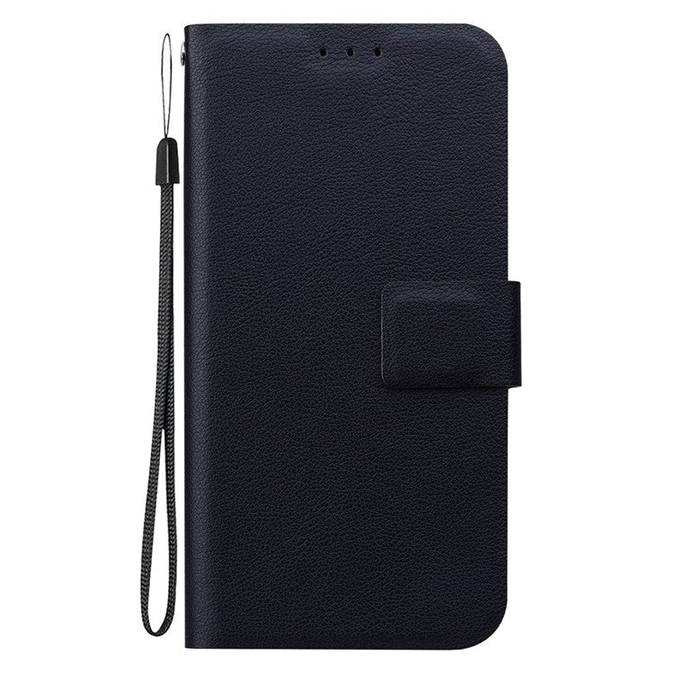For Motorola Edge 50 Neo 5G / Moto S50 5G / Thinkphone 25 5G Case Ultra-Thin PU Leather + TPU Phone Cover with Card Slot - Black