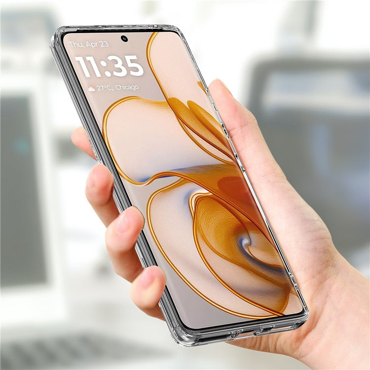 For Motorola Edge 50 Neo 5G / Moto S50 5G / Thinkphone 25 5G Clear Case TPU+Acrylic Magnetic Phone Cover Compatible with MagSafe