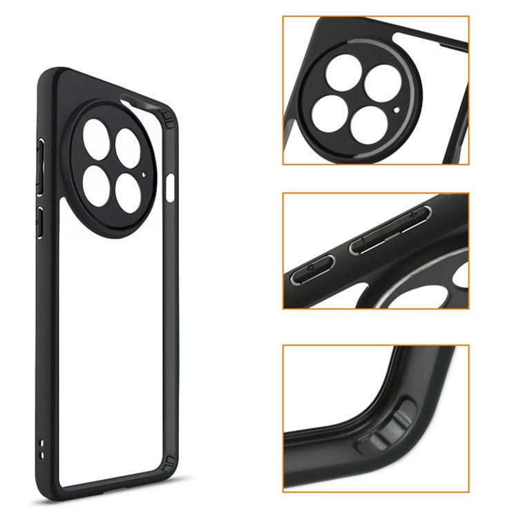 For OnePlus 13 Case Shockproof PC+TPU Clear Back Phone Cover