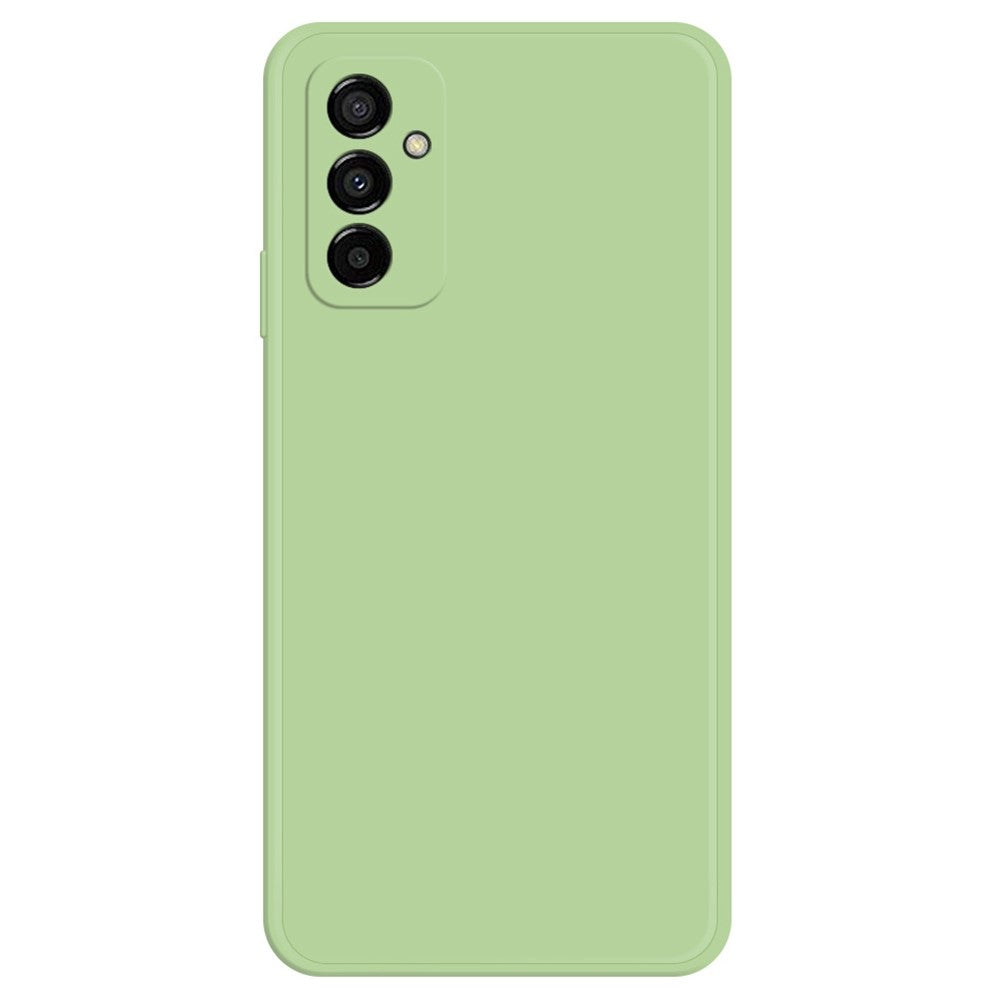 For Samsung Galaxy M23 5G / F23 5G Case Drop Resistant Rubberized TPU Straight Edge Phone Back Cover - Green