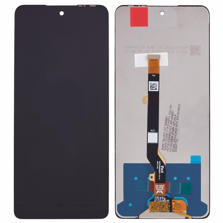 For Infinix Note 40X 5G X6838 Grade C LCD Screen and Digitizer Assembly Replacement Part (Without Logo)