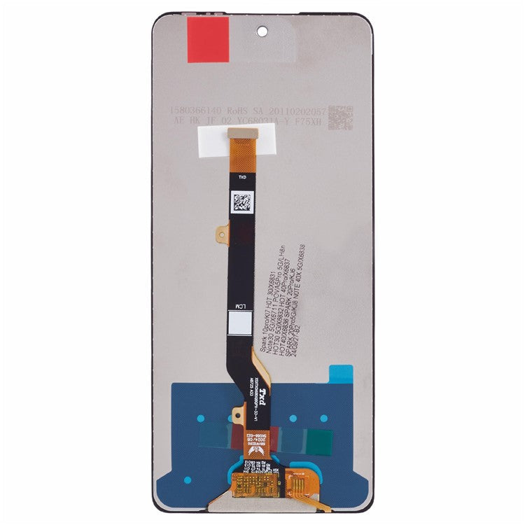 For Infinix Note 40X 5G X6838 Grade C LCD Screen and Digitizer Assembly Replacement Part (Without Logo)