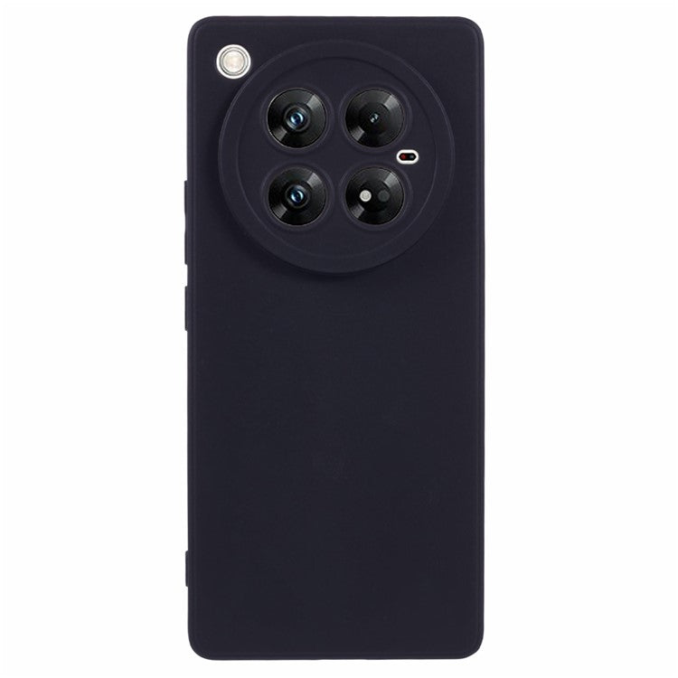 For Infinix Zero 40 5G Case Precise Cut-Outs Straight Edge TPU Shockproof Phone Cover - Black