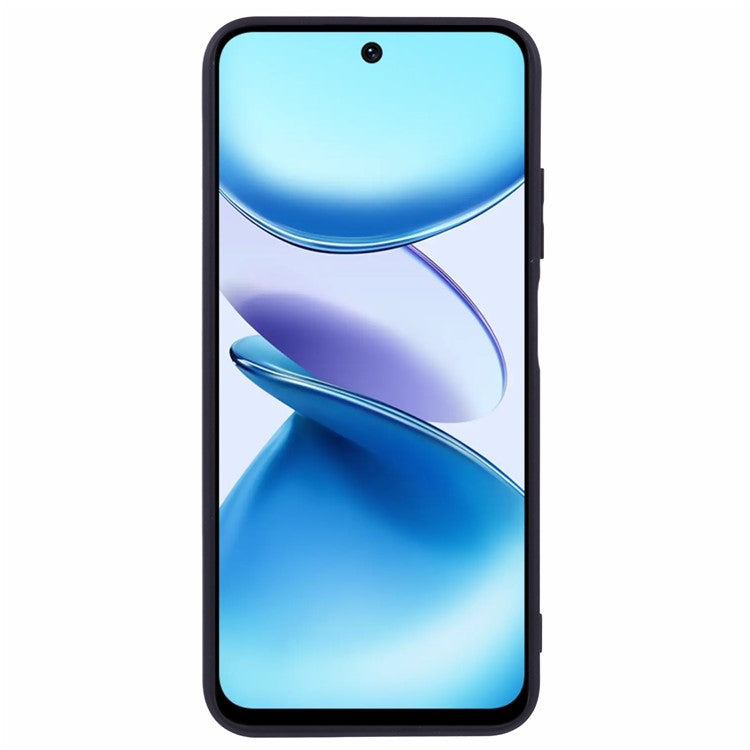 For Infinix Smart 9 4G Case Precise Cut-Outs Straight Edge TPU Shockproof Phone Cover - Black