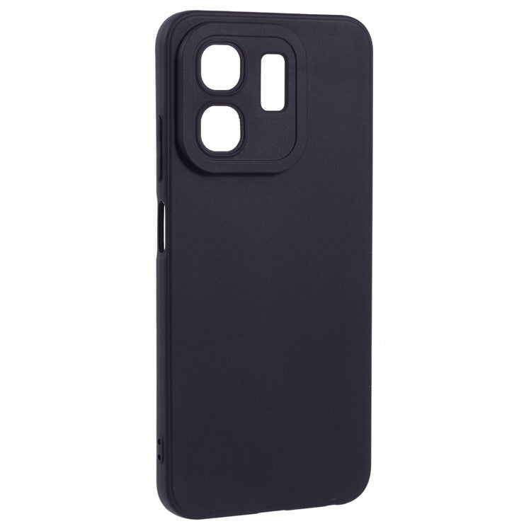 For Infinix Smart 9 4G Case Precise Cut-Outs Straight Edge TPU Shockproof Phone Cover - Black