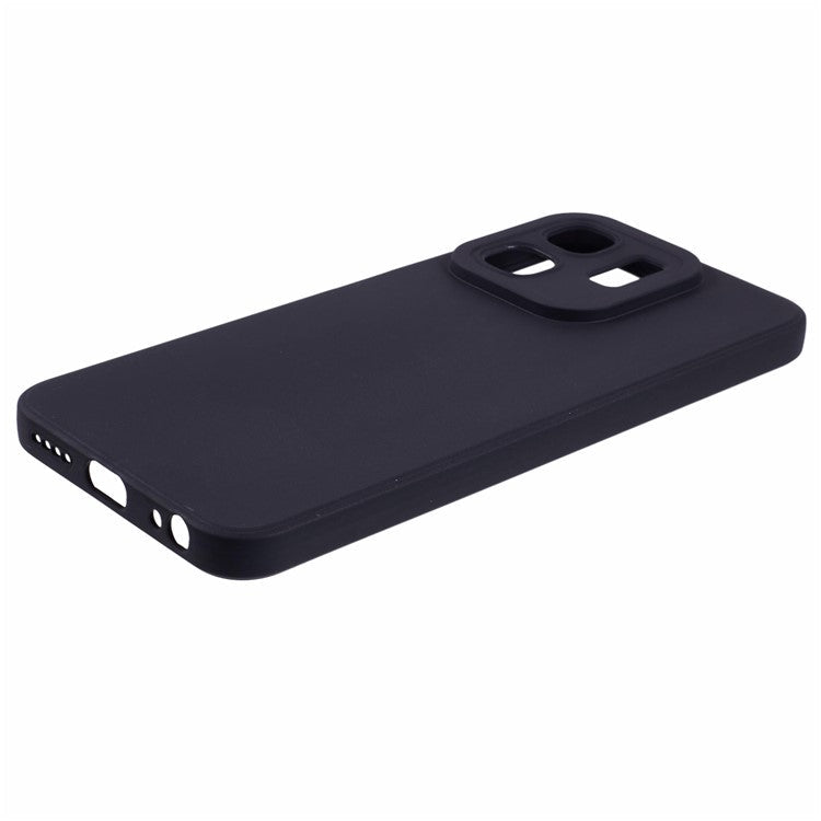 For Infinix Smart 9 4G Case Precise Cut-Outs Straight Edge TPU Shockproof Phone Cover - Black