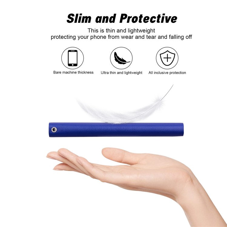 For Google Pixel 9 Pro / Pixel 9 Case Ultra-Thin PU Leather + TPU Phone Cover with Card Slot - Blue