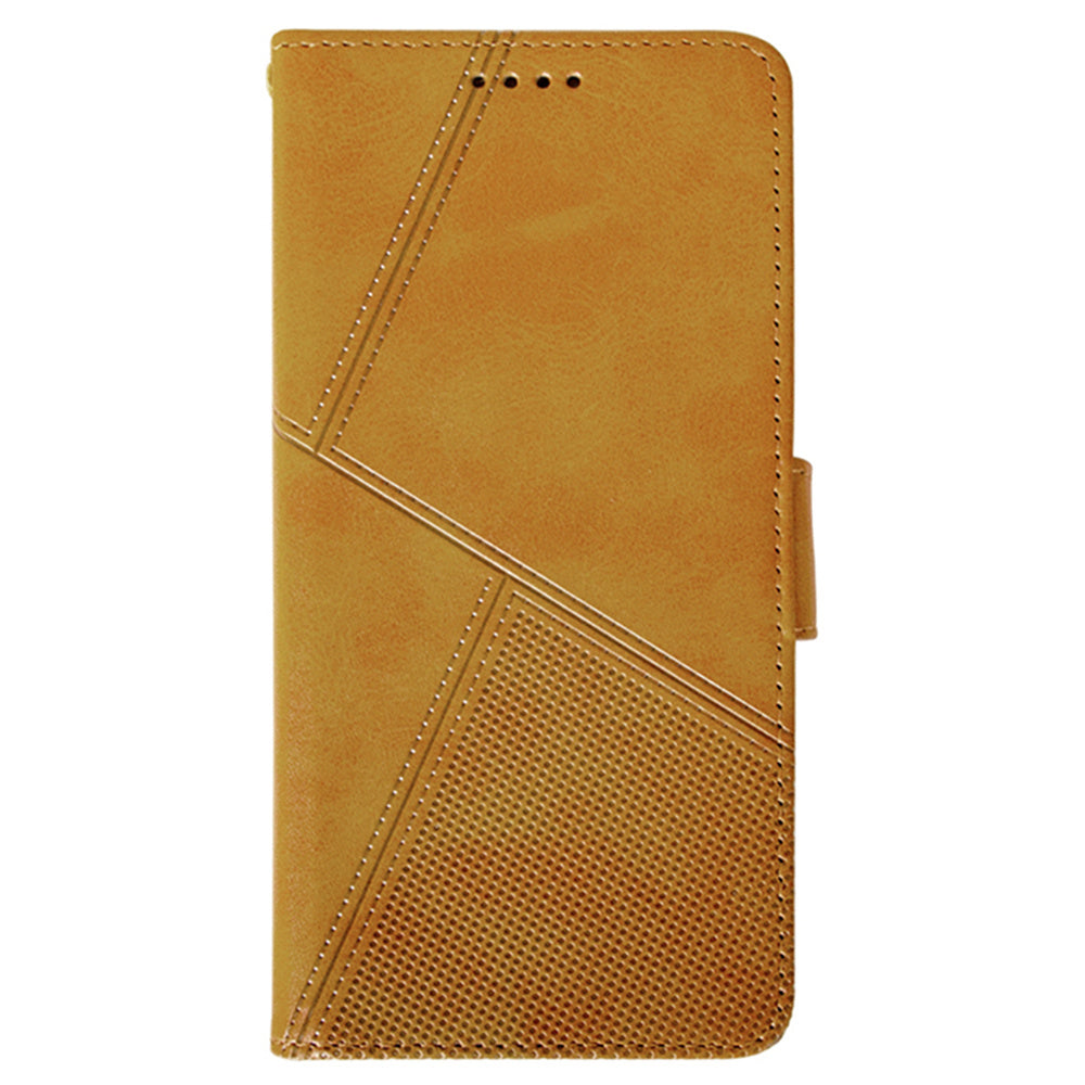IDEWEI For Samsung Galaxy A16 5G / 4G Case Leather Wallet Phone Cover Stand Calf Texture - Brown