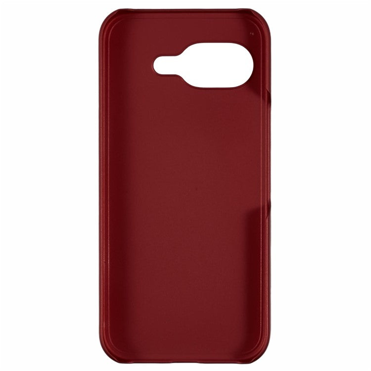 For Google Pixel 9a Case Hard PC Frosted Minimalist Phone Cover - Red