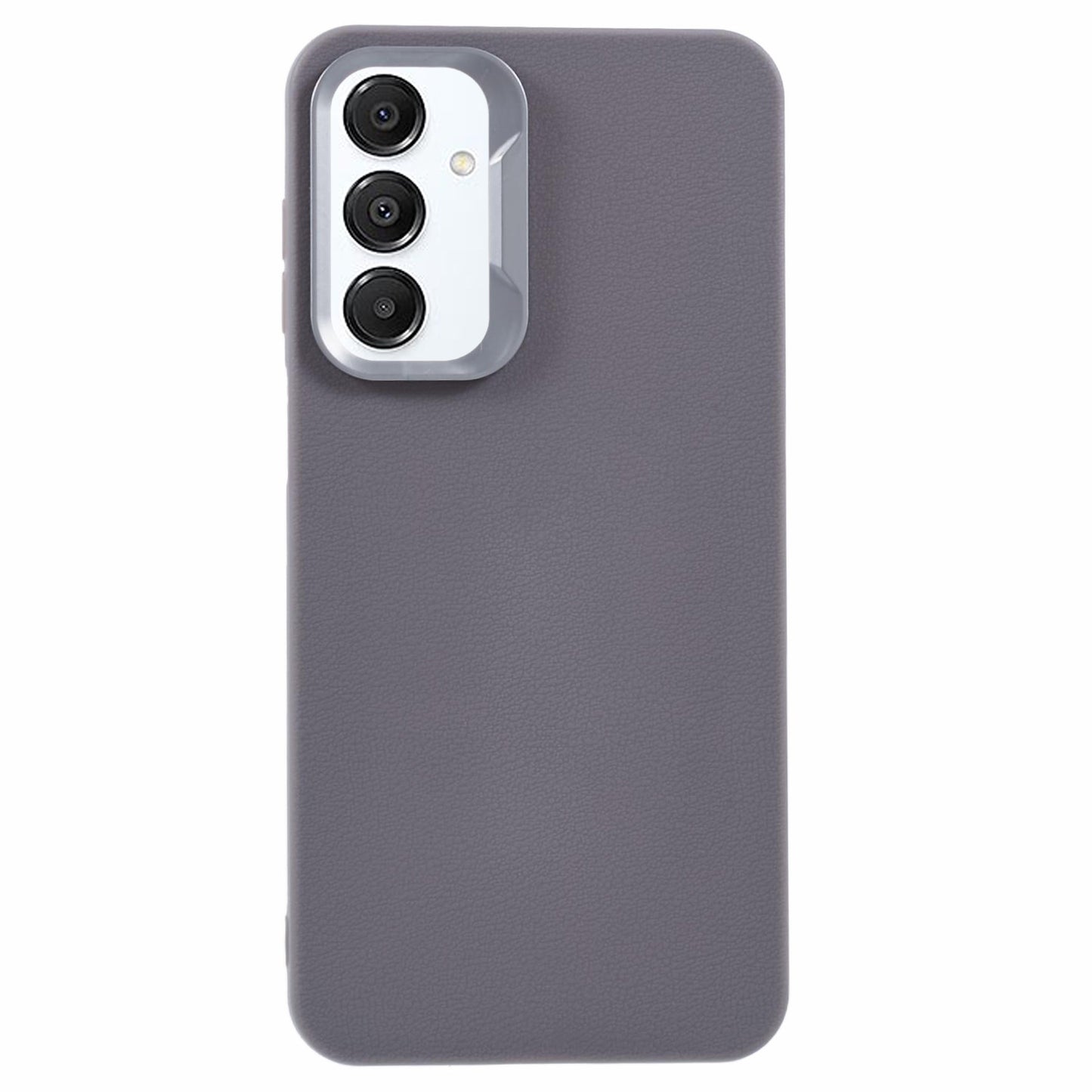 For Samsung Galaxy A16 5G / 4G Case Leather Textured TPU Shockproof Phone Cover - Grey