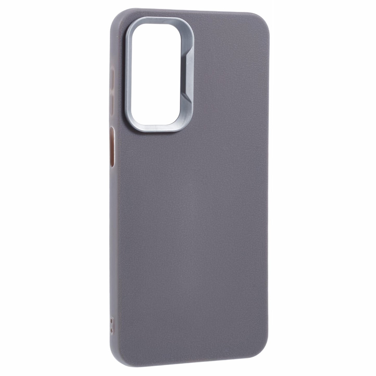For Samsung Galaxy A16 5G / 4G Case Leather Textured TPU Shockproof Phone Cover - Grey