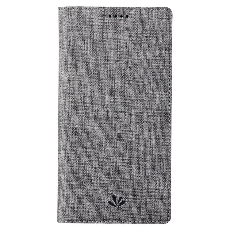 VILI DMX Series for OnePlus 10T 5G / Ace Pro 5G Card Slot Folio Flip Cover Magnetic Auto-absorbed PU Leather Stand Case - Grey