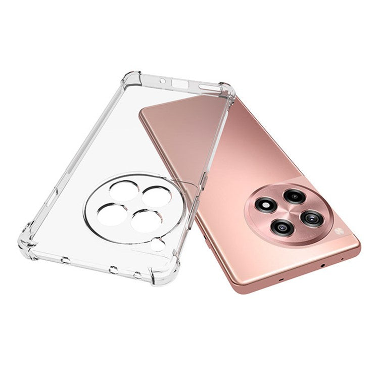 WANLONFENG WL Series for OnePlus Ace 3 5G TPU Case 2.0mm Phone Cover with Tempered Glass Film