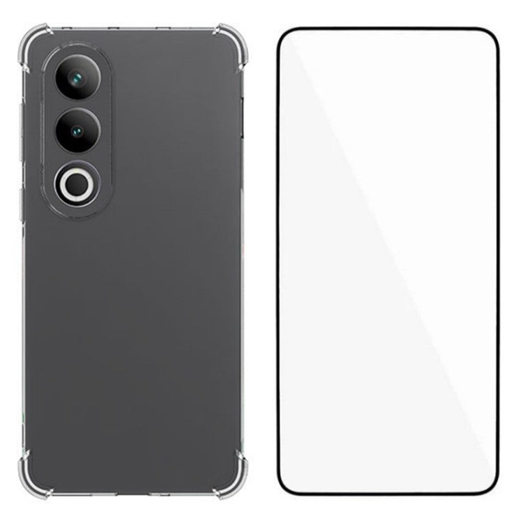 WANLONFENG WL Series For OnePlus Ace 3V 5G TPU Case 2.0mm Phone Cover with Tempered Glass Film