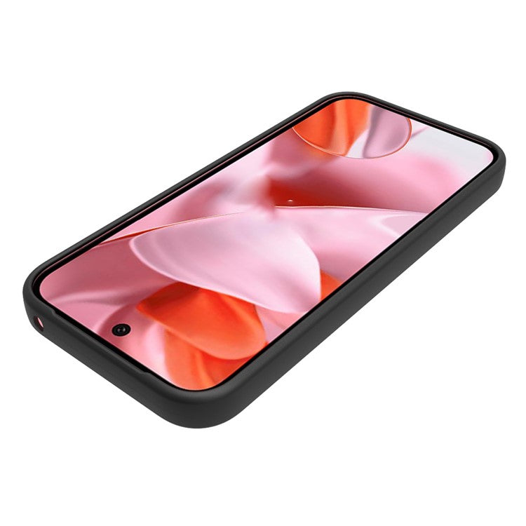 10Pcs / Pack For Google Pixel 9a Case Anti-Fingerprint Soft TPU Protective Cover - Black