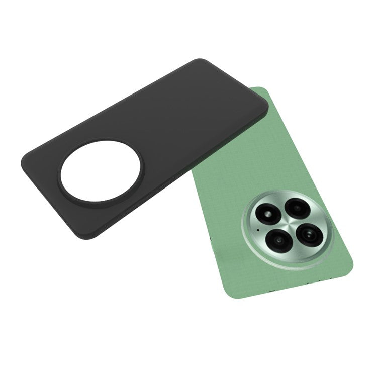 10Pcs / Pack For OnePlus 13 Case Anti-Fingerprint Soft TPU Protective Cover - Black