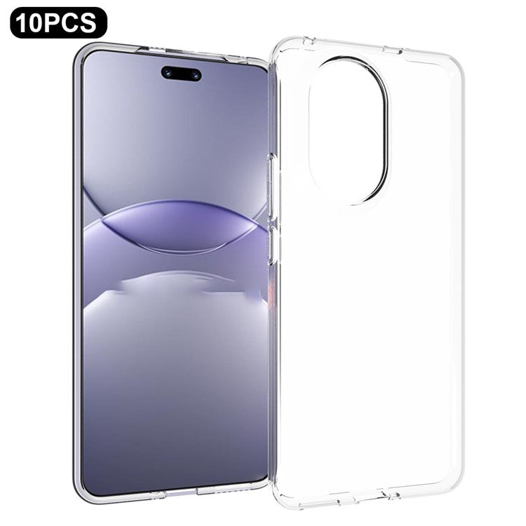 10Pcs / Pack For Huawei nova 13 Pro 5G Clear Case Watermark-Free TPU Protective Cover