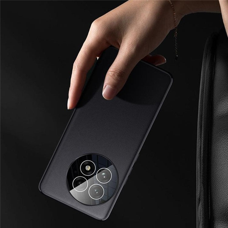 For OnePlus 13 Case Drop Resistant PU Leather+TPU Phone Cover - Black