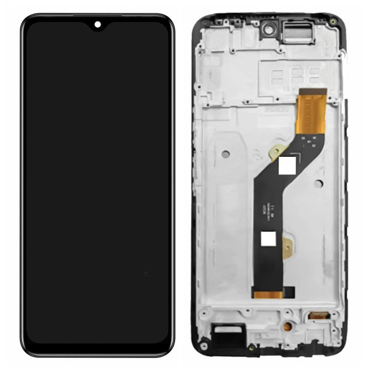 For Infinix Hot 20 Play 4G X6825 Grade C LCD Screen and Digitizer Assembly + Frame Replacement Part (Without Logo)