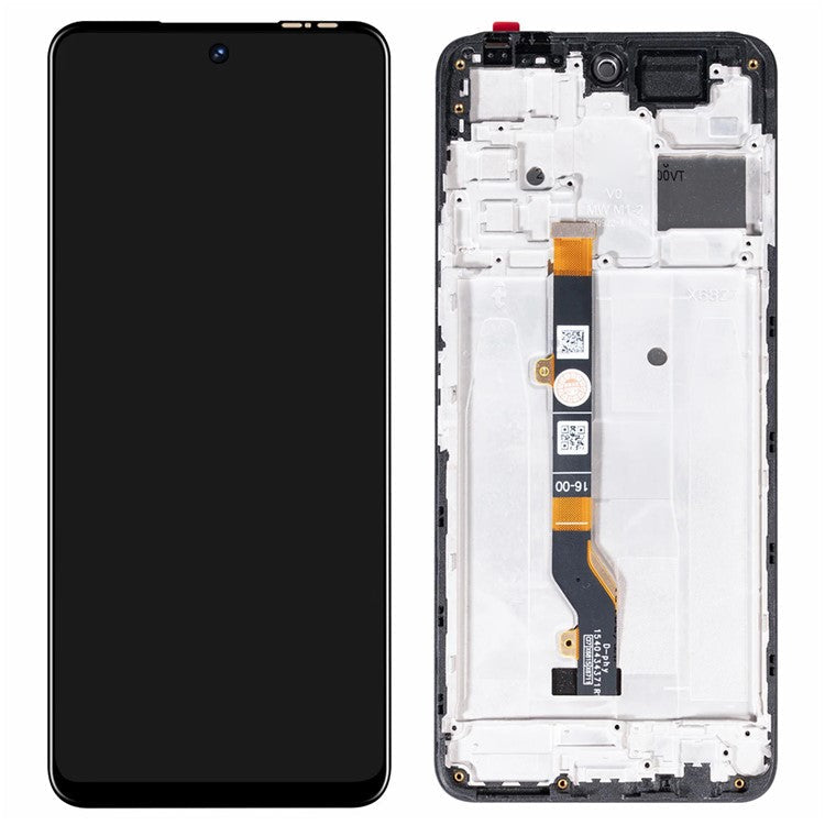 For Infinix Hot 20S 4G X6827 Grade C LCD Screen and Digitizer Assembly + Frame Part (Without Logo)