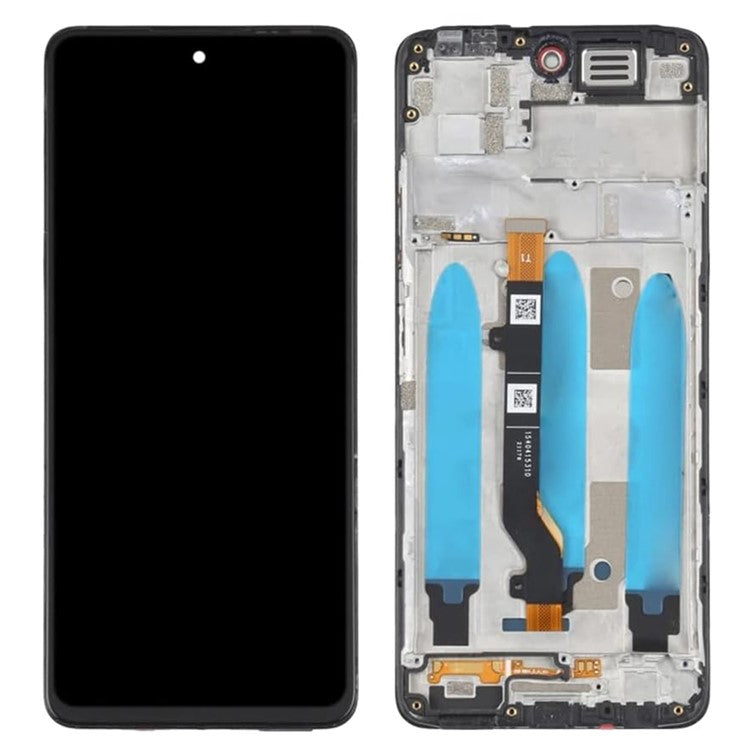 For Infinix Zero 5G X6815 X6815B Grade C LCD Screen and Digitizer Assembly + Frame Part (Without Logo)