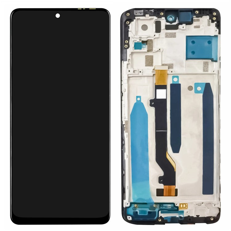 For Infinix Zero X Neo 4G X6810 Grade C LCD Screen and Digitizer Assembly + Frame Replacement Part (Without Logo)