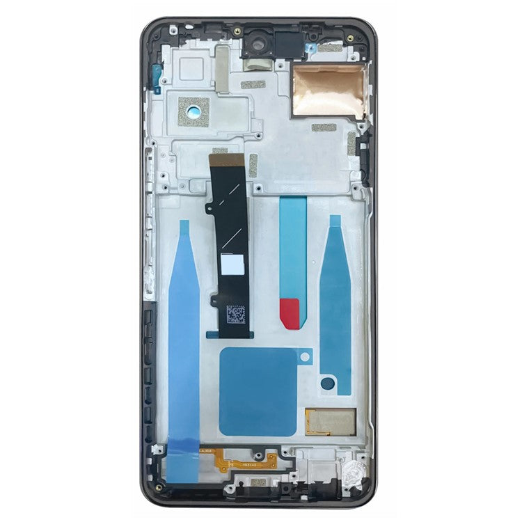 For TECNO Camon 18 Premier CH9 OEM Grade S OLED Screen and Digitizer Assembly + Frame (Without Logo) - Black