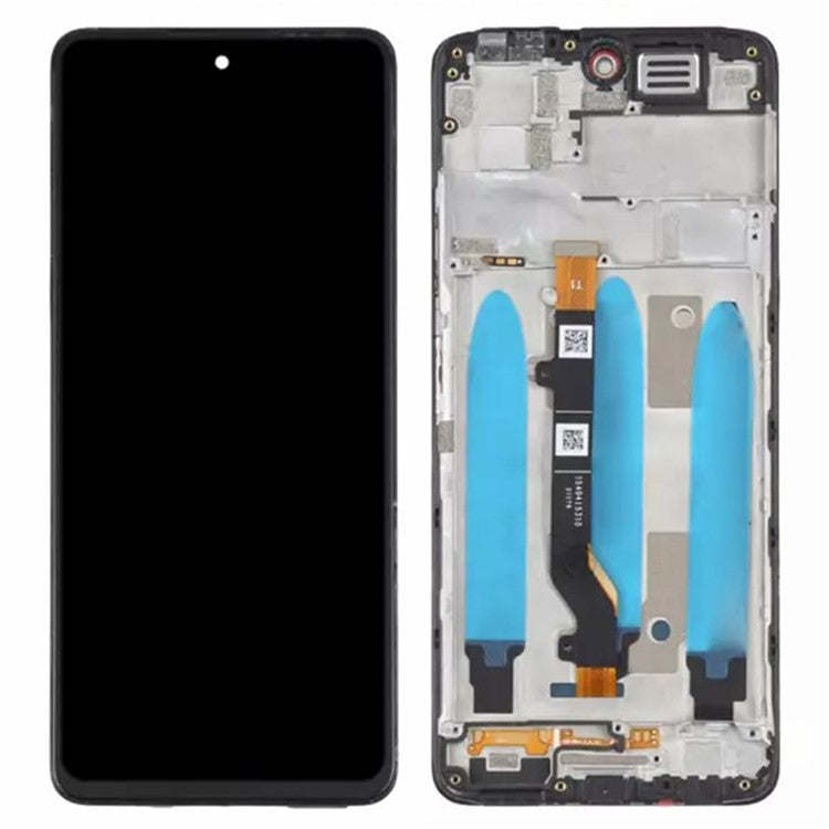 For TECNO Camon 19 Pro 5G Ci7 Grade C LCD Screen and Digitizer Assembly + Frame Part (Without Logo)