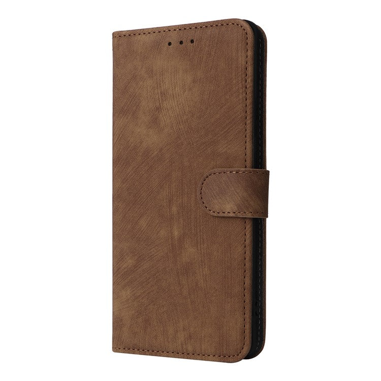 For Infinix Hot 50 Pro+ 4G X6880 Wallet Phone Case RFID Blocking PU Leather Flip Cover Stand View - Brown