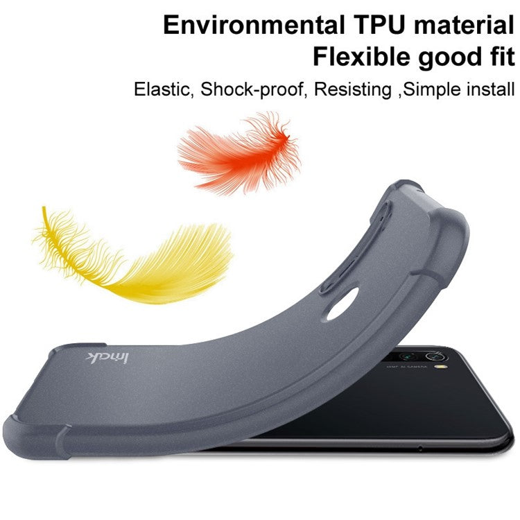 IMAK For Motorola Moto X30 Pro 5G / Edge 30 Ultra 5G Matte TPU Protective Cover Four Corner Airbag Phone Drop-proof Case - Black