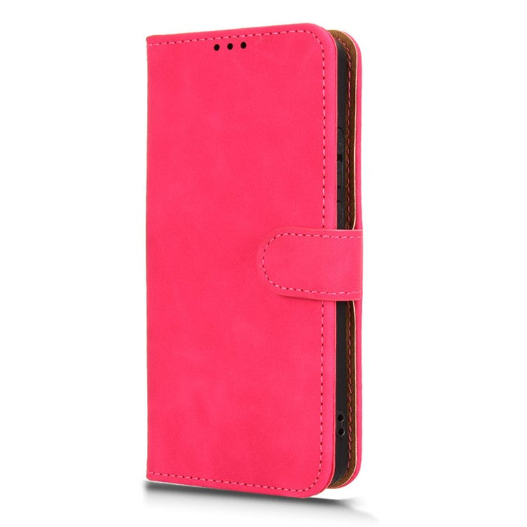 For vivo X200 Pro 5G Leather Case Skin-Feel Anti-Drop Wallet Flip Phone Cover - Rose