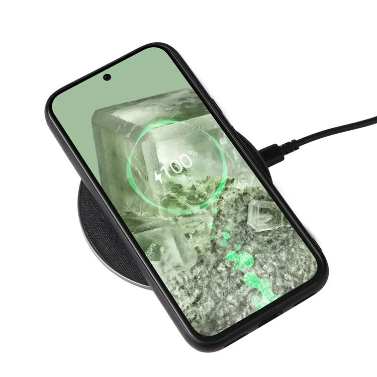 For Google Pixel 8a Case PU Leather+TPU+PC Phone Back Cover - Snake Texture