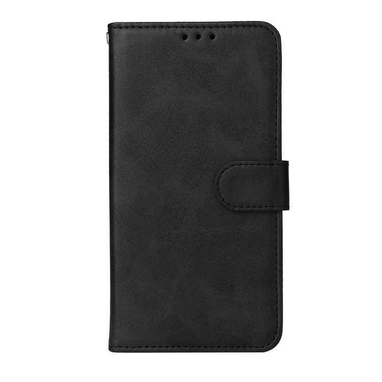 For Infinix Hot 50i 4G / Smart 9 4G Case Wallet PU Leather Folio Flip Phone Cover - Black