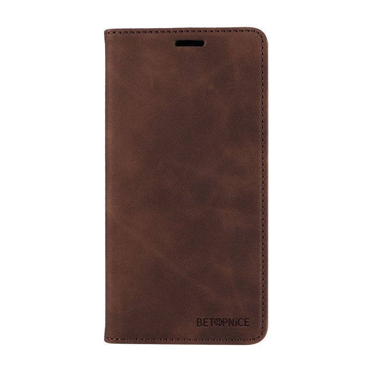 BETOPNICE 003 For Infinix Hot 50i 4G / Smart 9 4G Wallet Case Leather Phone Cover with Stand - Brown