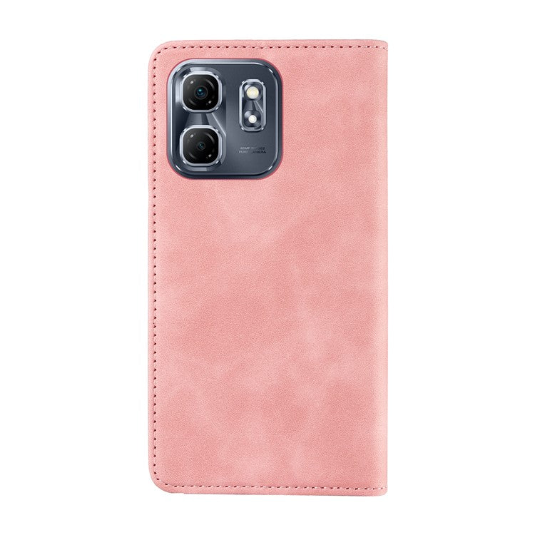 BETOPNICE 003 For Infinix Hot 50i 4G / Smart 9 4G Wallet Case Leather Phone Cover with Stand - Pink