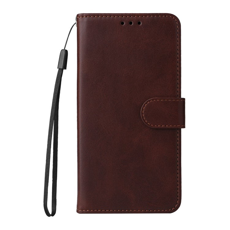 Wallet Case for Infinix Smart 8 Plus / Smart 8 Pro 4G / Smart 8 4G / Hot 40i / TECNO Spark 20 / Spark Go 2024 4G Leather Phone Cover - Brown