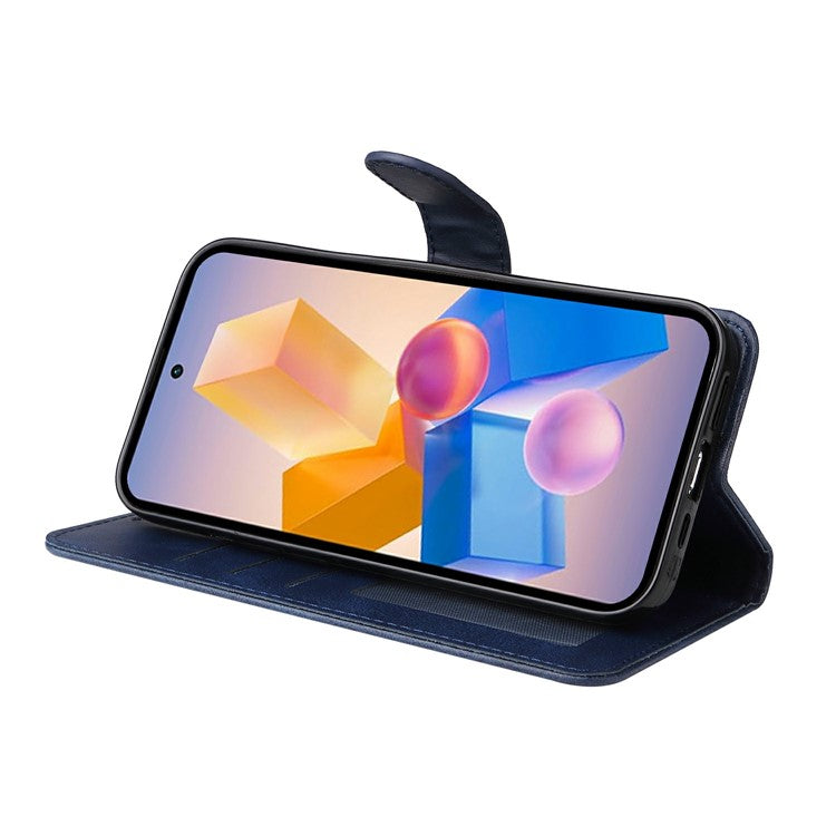 Wallet Case for Infinix Smart 8 Plus / Smart 8 Pro 4G / Smart 8 4G / Hot 40i / TECNO Spark 20 / Spark Go 2024 4G Leather Phone Cover - Blue