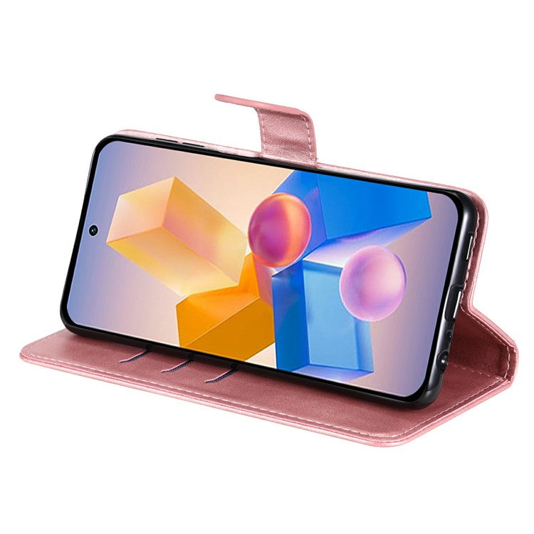 Zipper Wallet Case for Infinix Smart 8 Plus / Smart 8 Pro 4G / Smart 8 4G / Hot 40i / TECNO Spark 20 / Spark Go 2024 4G Leather Cover - Pink