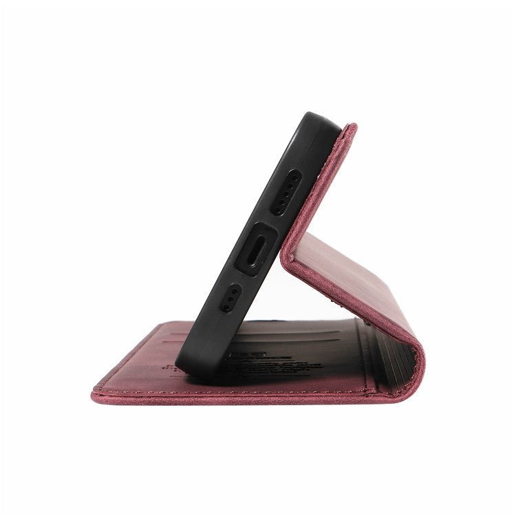 BETOPNICE 003 Wallet Case for Infinix Smart 8 Plus / Smart 8 Pro 4G / Smart 8 4G / Hot 40i / TECNO Spark Go 2024 4G Leather Phone Cover - Red