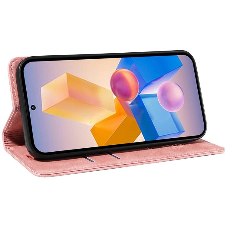 BETOPNICE 003 Wallet Case for Infinix Smart 8 Plus / Smart 8 Pro 4G / Smart 8 4G / Hot 40i / TECNO Spark Go 2024 4G Leather Phone Cover - Pink