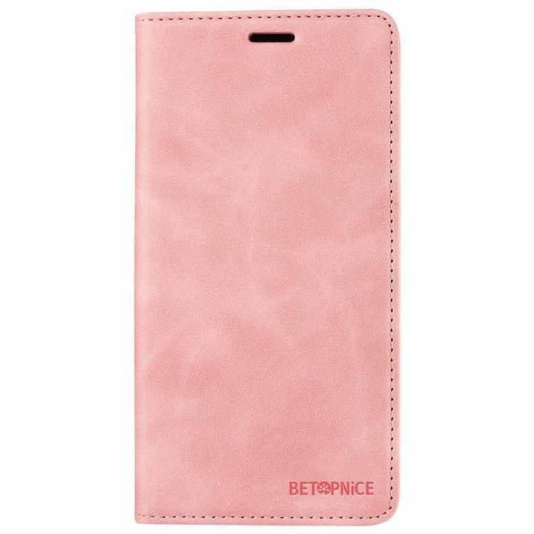 BETOPNICE 003 Wallet Case for Infinix Smart 8 Plus / Smart 8 Pro 4G / Smart 8 4G / Hot 40i / TECNO Spark Go 2024 4G Leather Phone Cover - Pink